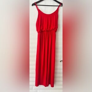 Olivia Rae Elegant Red Maxi Dress size S